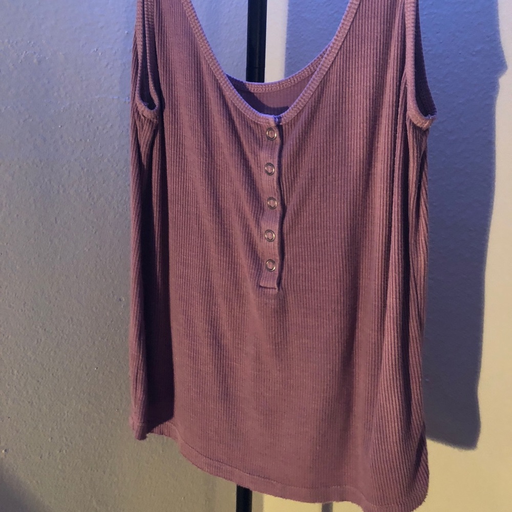 American Eagle Plum Purple Tank